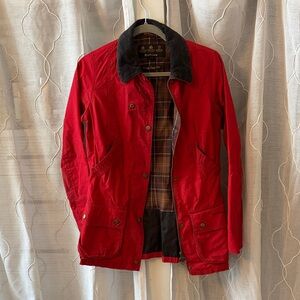 Barbour Women’s Vibrant Red Field Jacket